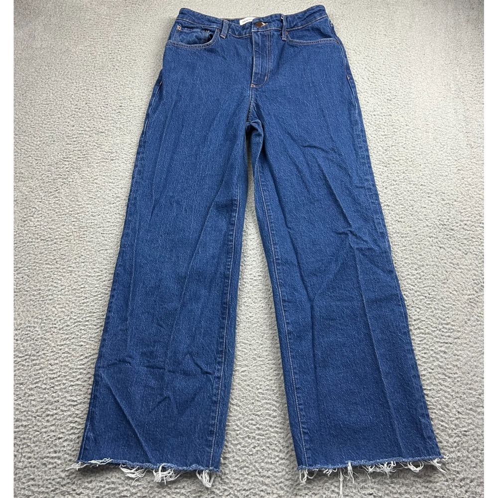 Aritzia Denim Forum Jeans Womens 29 Blue High Rise Wide Leg Relaxed Denim